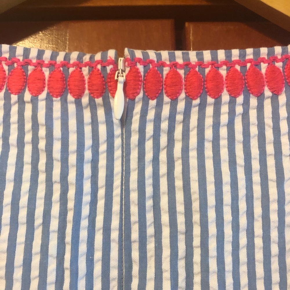 Vineyard Vines Seersucker Trim Dress Size 4 NWT - Picture 6 of 7